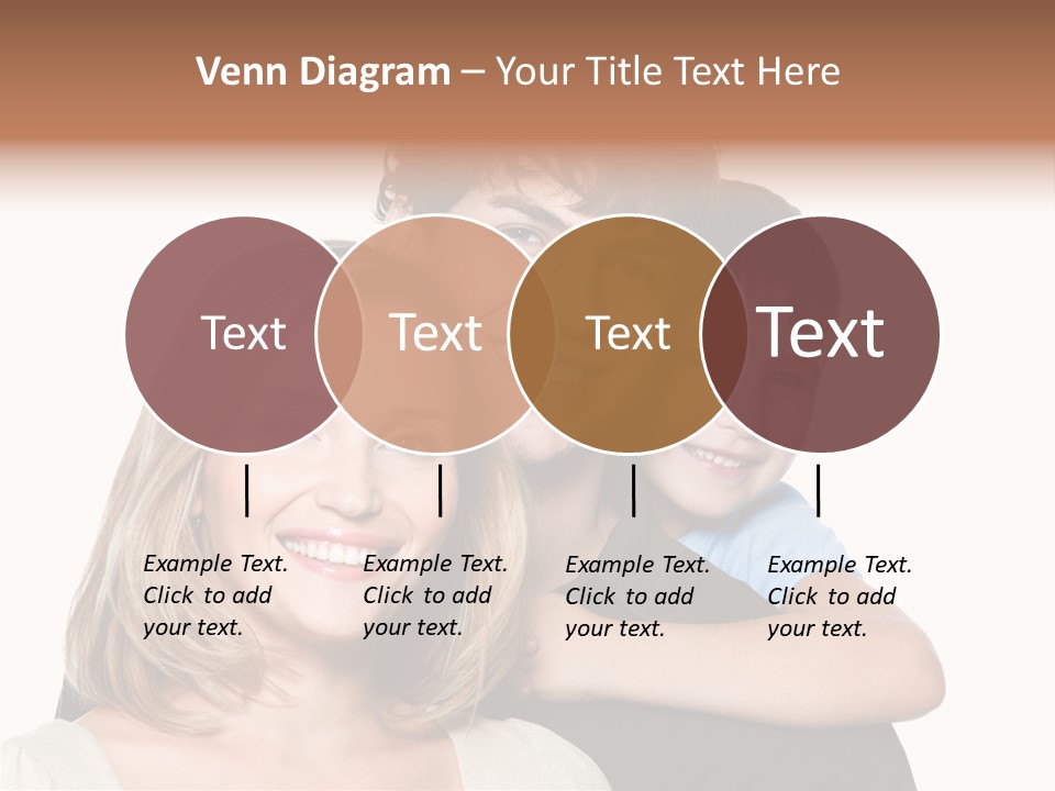 Embrace Smiling Love PowerPoint Template