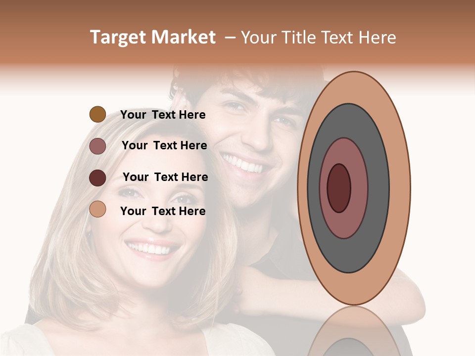 Embrace Smiling Love PowerPoint Template