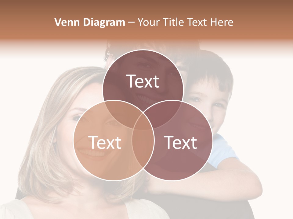 Embrace Smiling Love PowerPoint Template