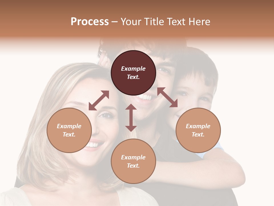 Embrace Smiling Love PowerPoint Template