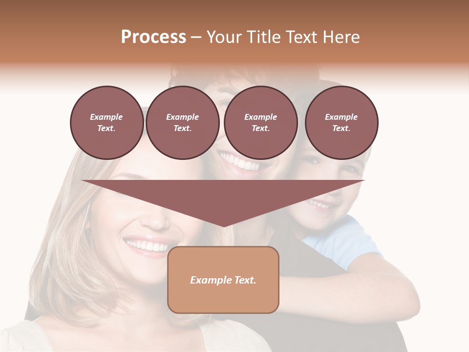 Embrace Smiling Love PowerPoint Template