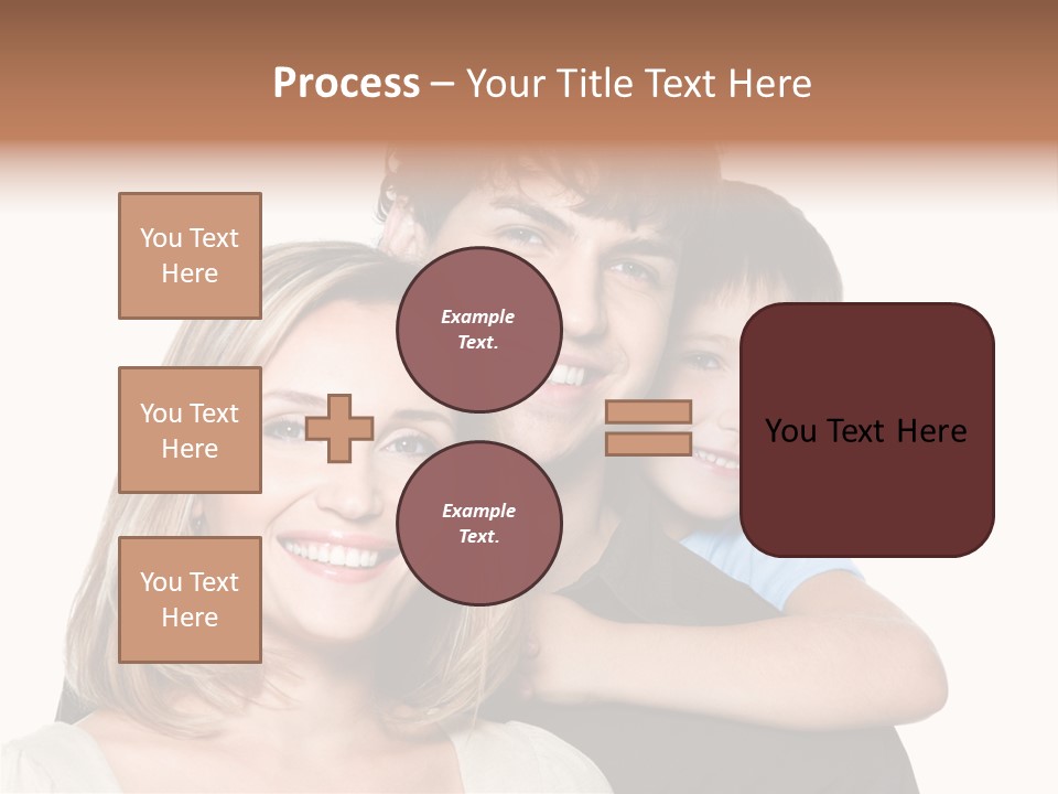 Embrace Smiling Love PowerPoint Template