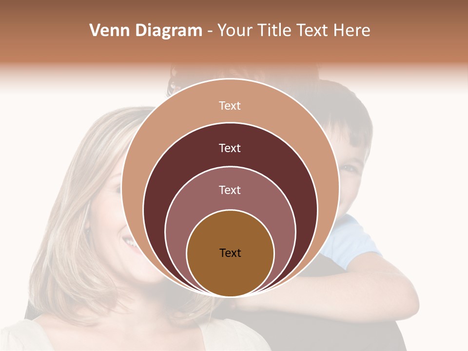 Embrace Smiling Love PowerPoint Template