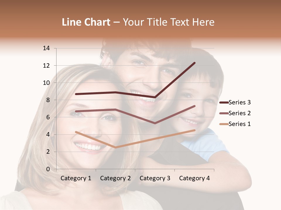 Embrace Smiling Love PowerPoint Template