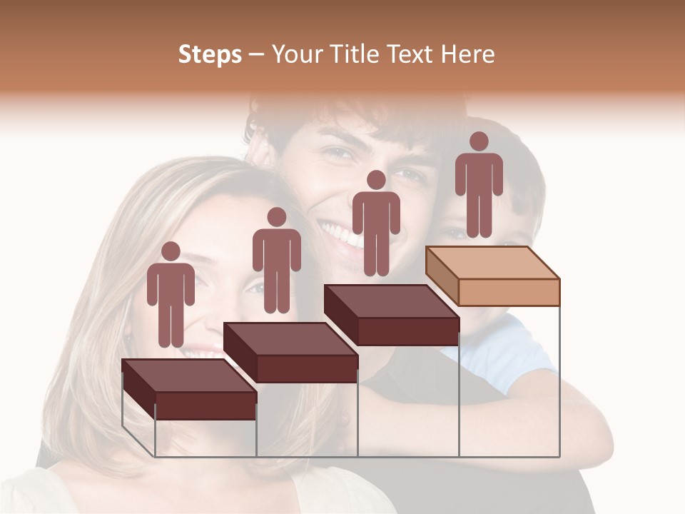 Embrace Smiling Love PowerPoint Template