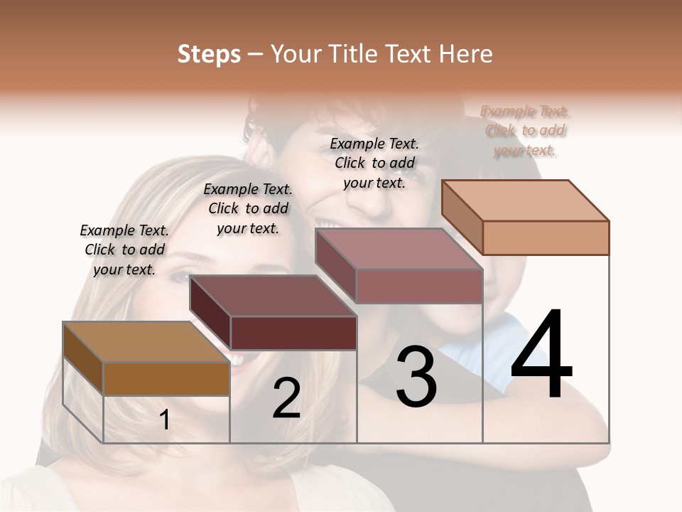 Embrace Smiling Love PowerPoint Template