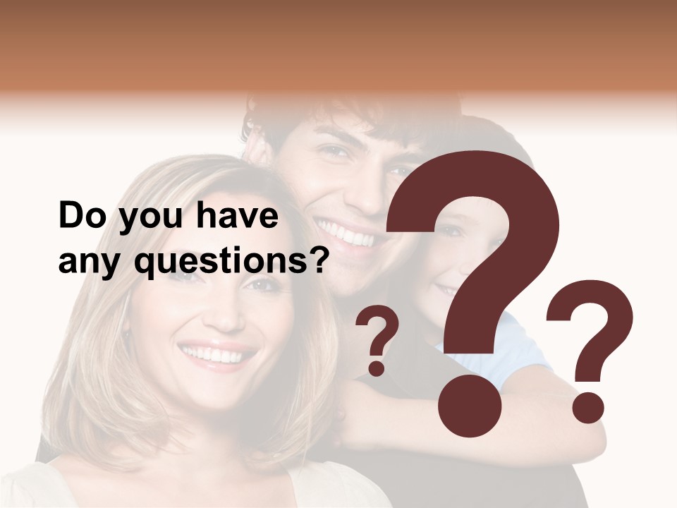 Embrace Smiling Love PowerPoint Template