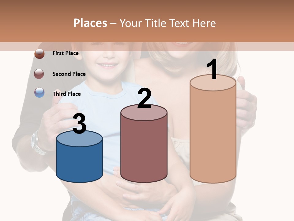 Son Smiling Cute PowerPoint Template