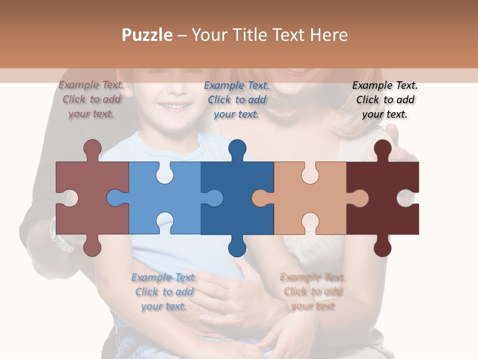 Son Smiling Cute PowerPoint Template