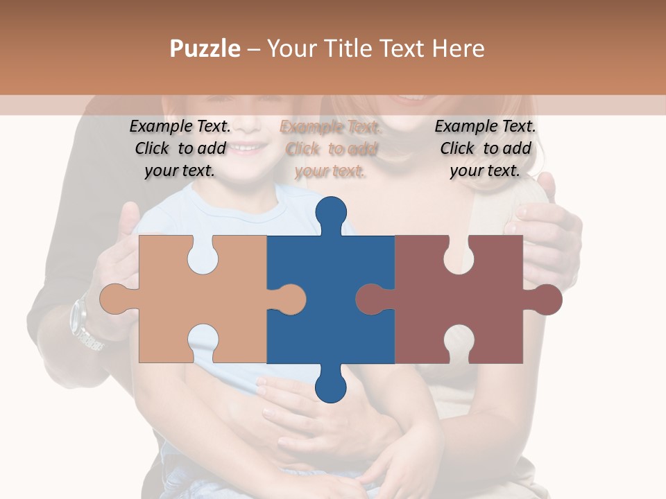 Son Smiling Cute PowerPoint Template