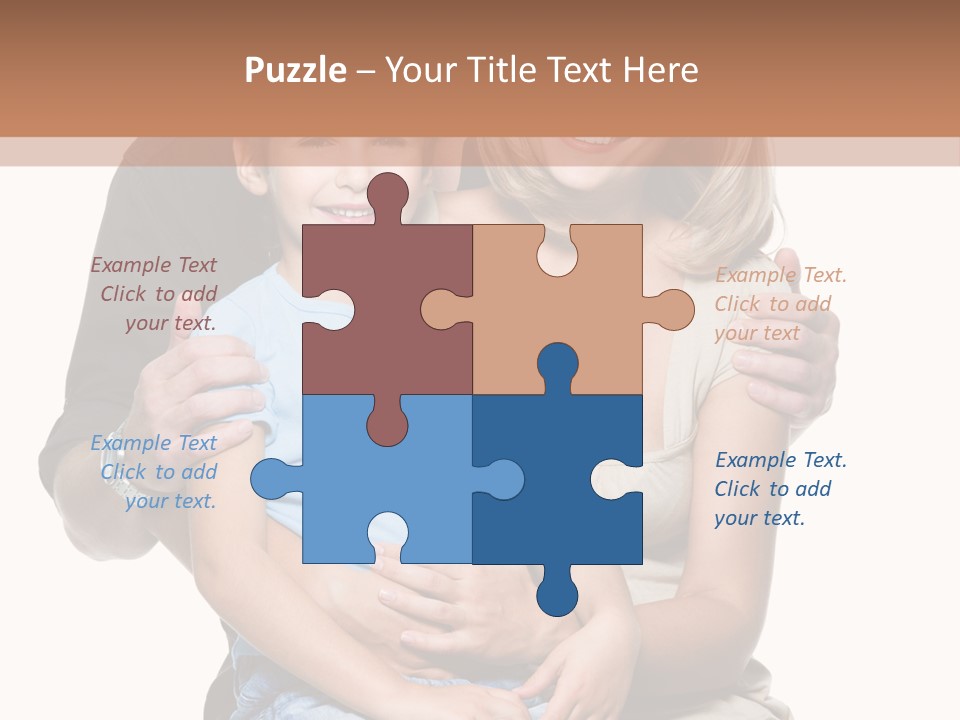 Son Smiling Cute PowerPoint Template