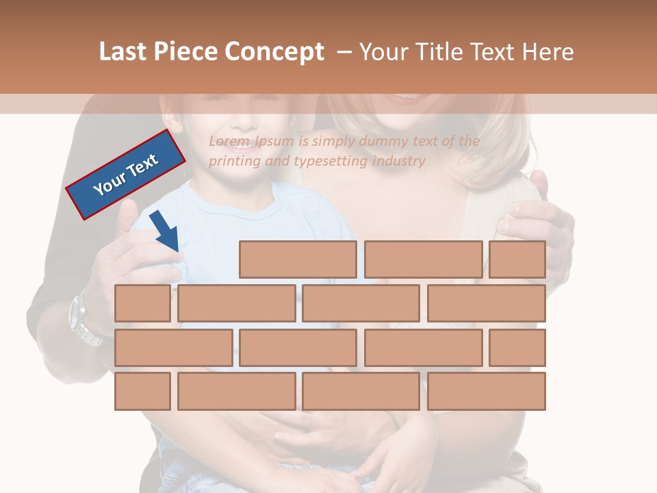 Son Smiling Cute PowerPoint Template