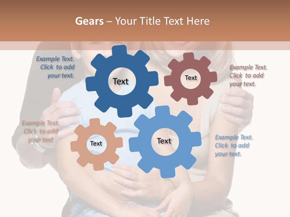 Son Smiling Cute PowerPoint Template