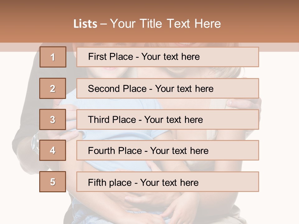 Son Smiling Cute PowerPoint Template