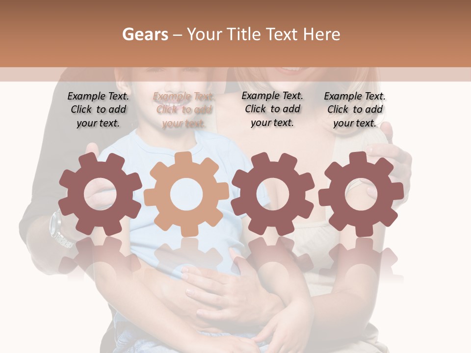 Son Smiling Cute PowerPoint Template