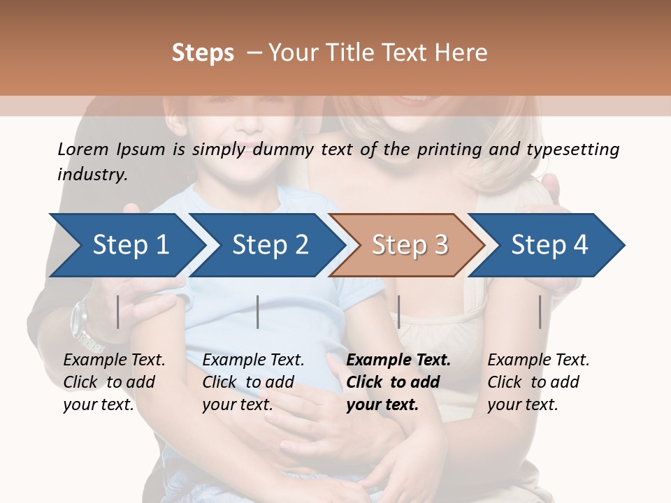 Son Smiling Cute PowerPoint Template