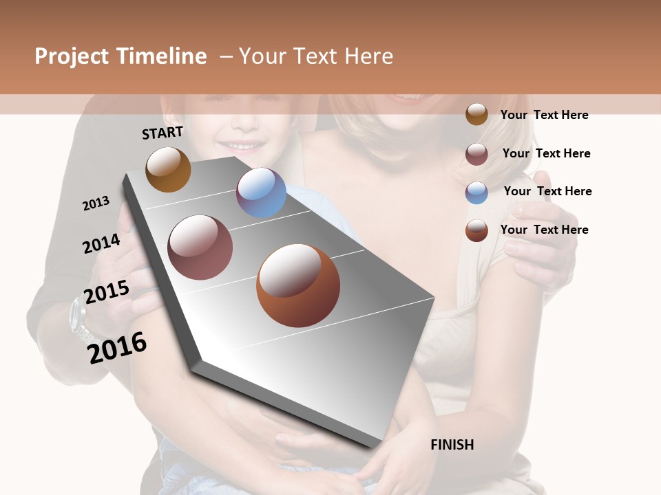 Son Smiling Cute PowerPoint Template