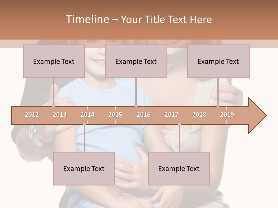 Son Smiling Cute PowerPoint Template