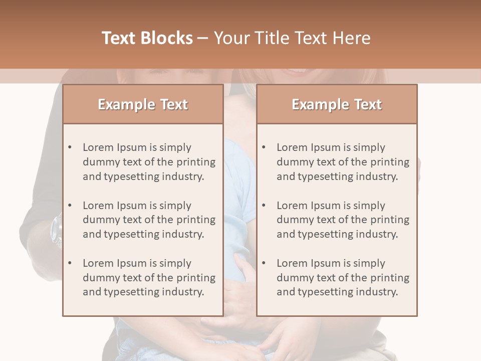 Son Smiling Cute PowerPoint Template