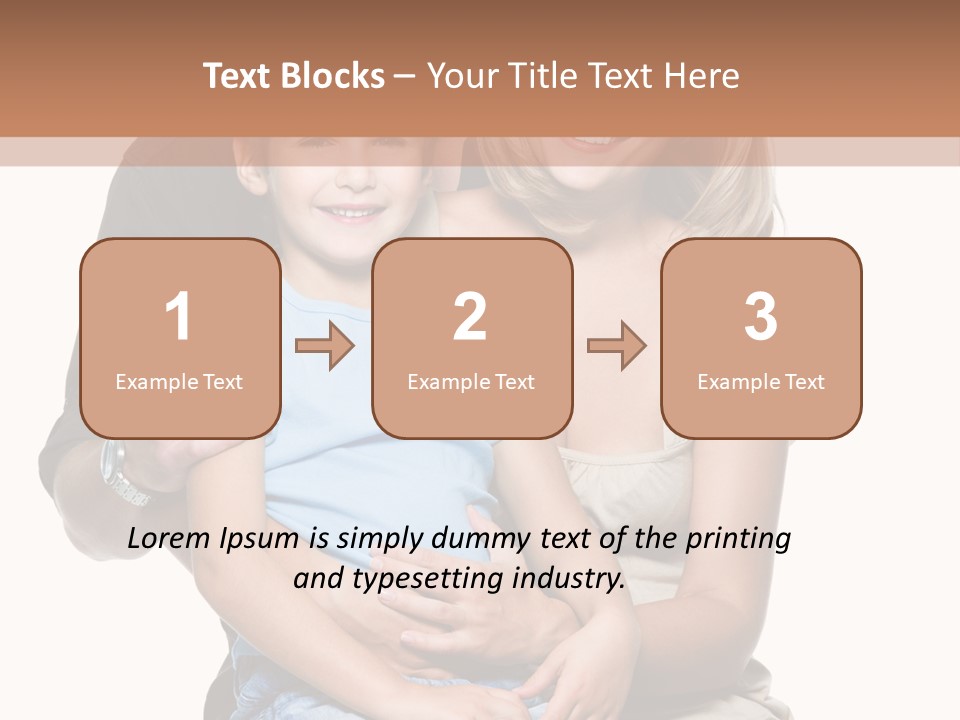 Son Smiling Cute PowerPoint Template