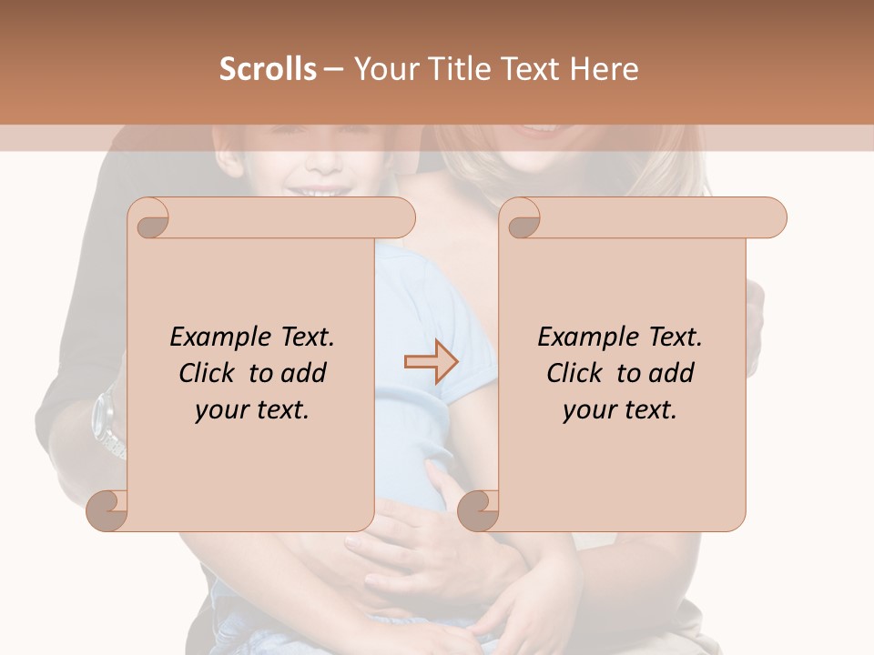 Son Smiling Cute PowerPoint Template
