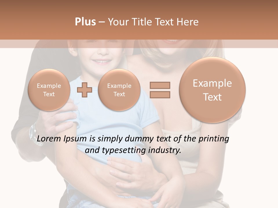 Son Smiling Cute PowerPoint Template