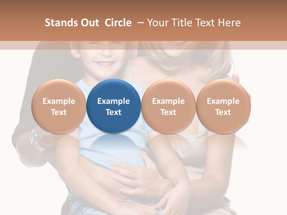 Son Smiling Cute PowerPoint Template