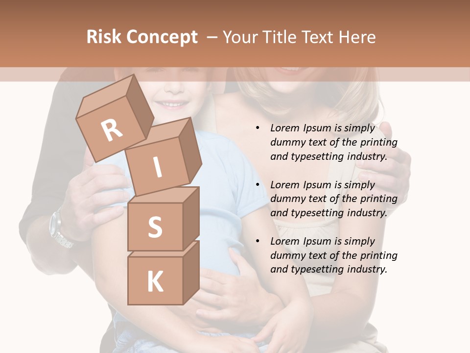 Son Smiling Cute PowerPoint Template