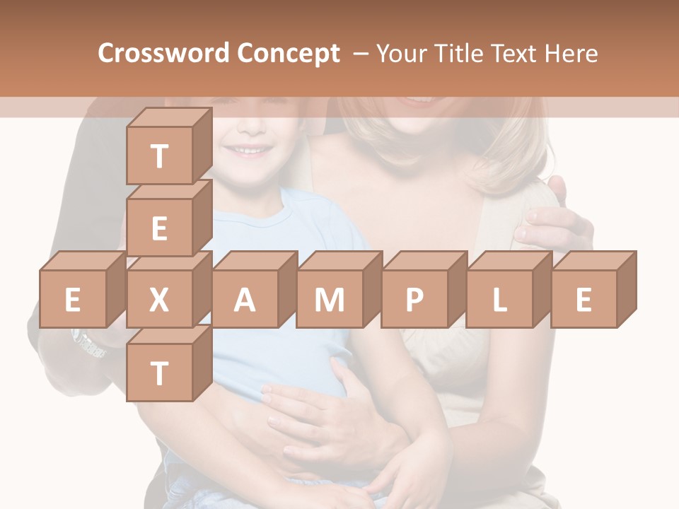 Son Smiling Cute PowerPoint Template