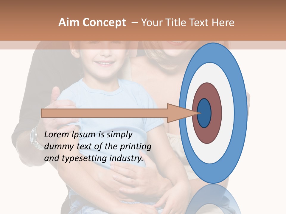 Son Smiling Cute PowerPoint Template