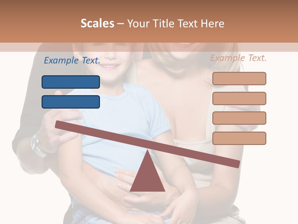 Son Smiling Cute PowerPoint Template
