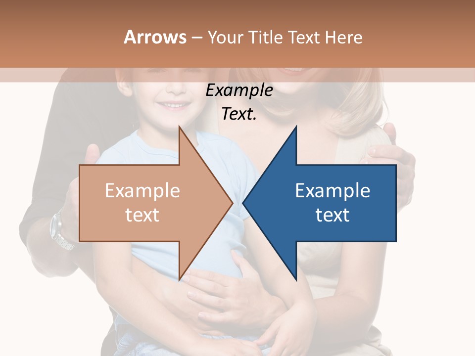 Son Smiling Cute PowerPoint Template