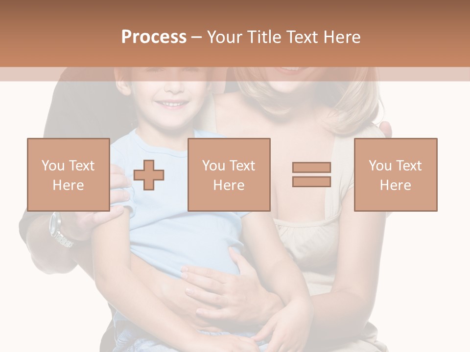 Son Smiling Cute PowerPoint Template