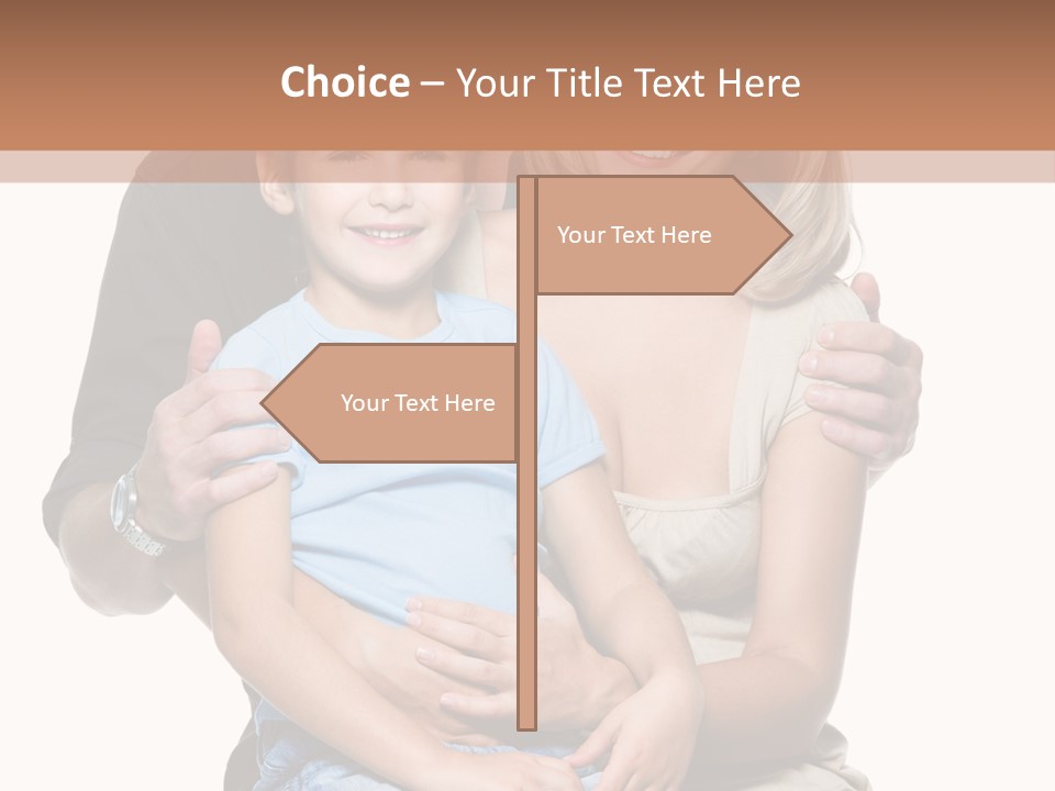 Son Smiling Cute PowerPoint Template