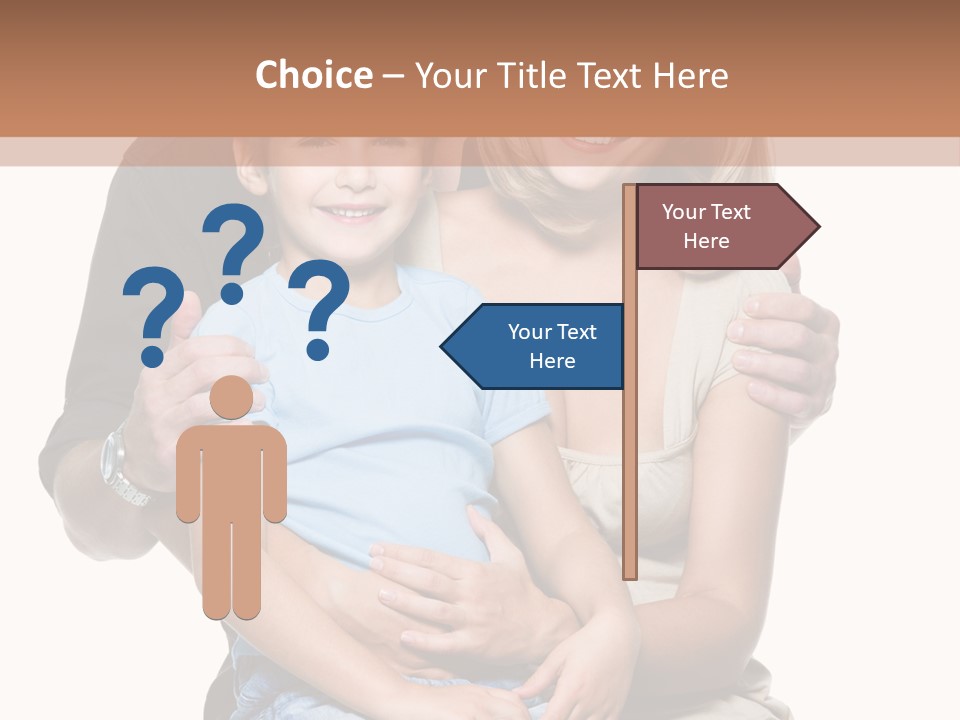 Son Smiling Cute PowerPoint Template