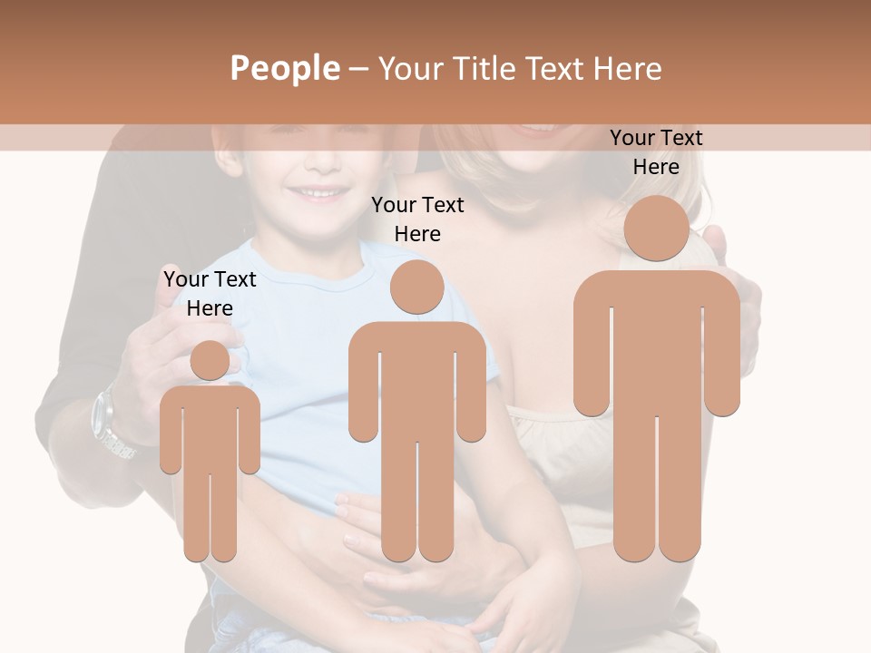 Son Smiling Cute PowerPoint Template