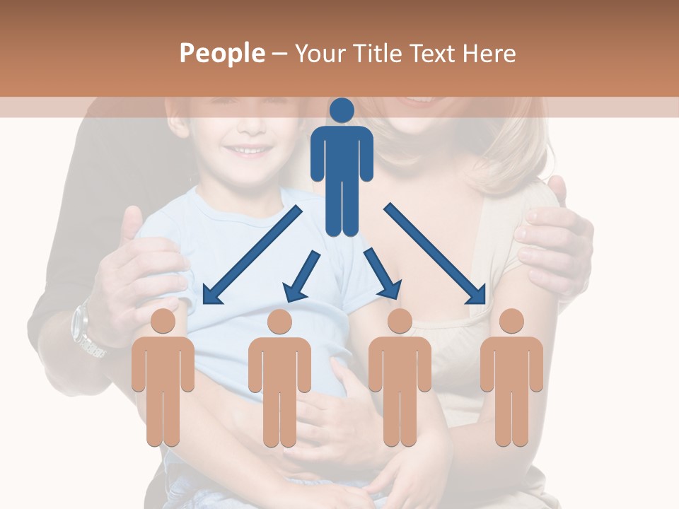 Son Smiling Cute PowerPoint Template