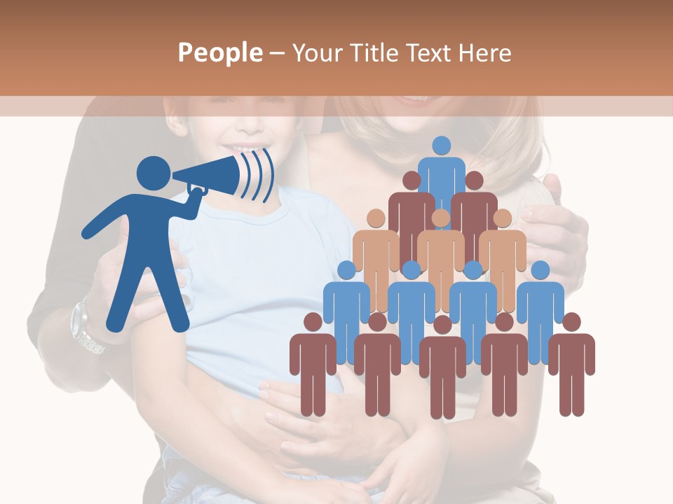 Son Smiling Cute PowerPoint Template