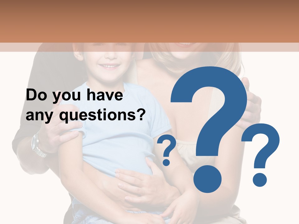 Son Smiling Cute PowerPoint Template