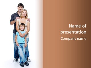 Son Young Happy PowerPoint Template