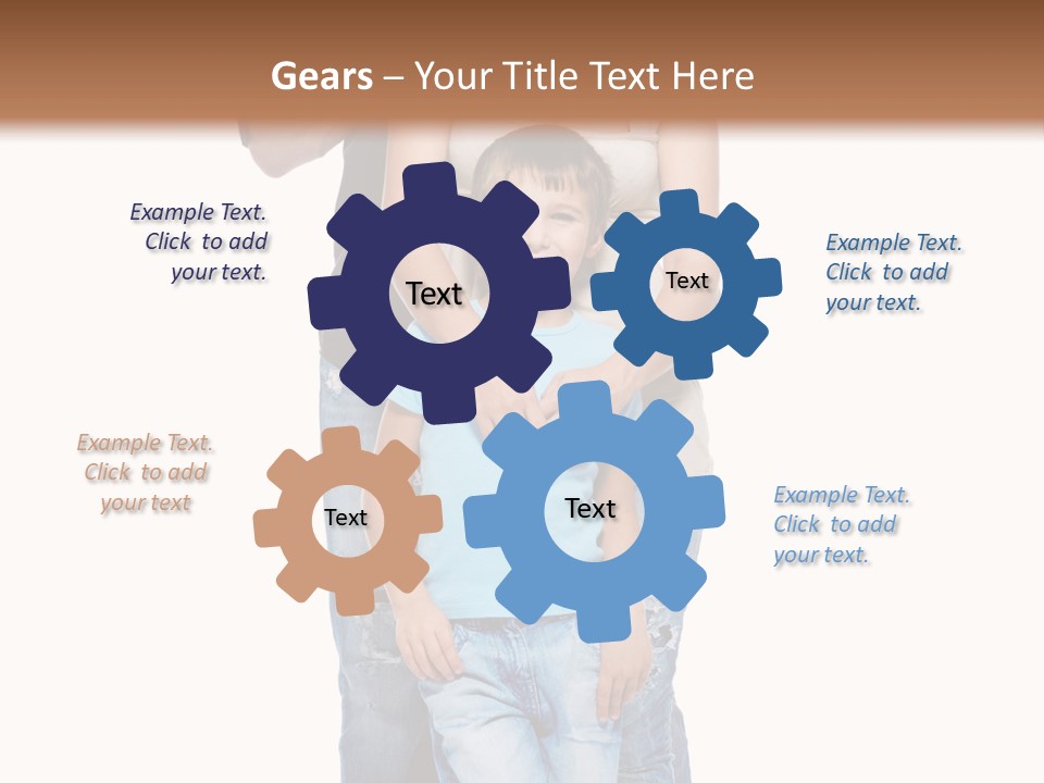 Son Young Happy PowerPoint Template