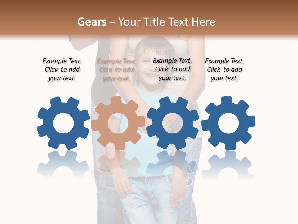 Son Young Happy PowerPoint Template