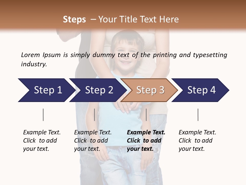 Son Young Happy PowerPoint Template