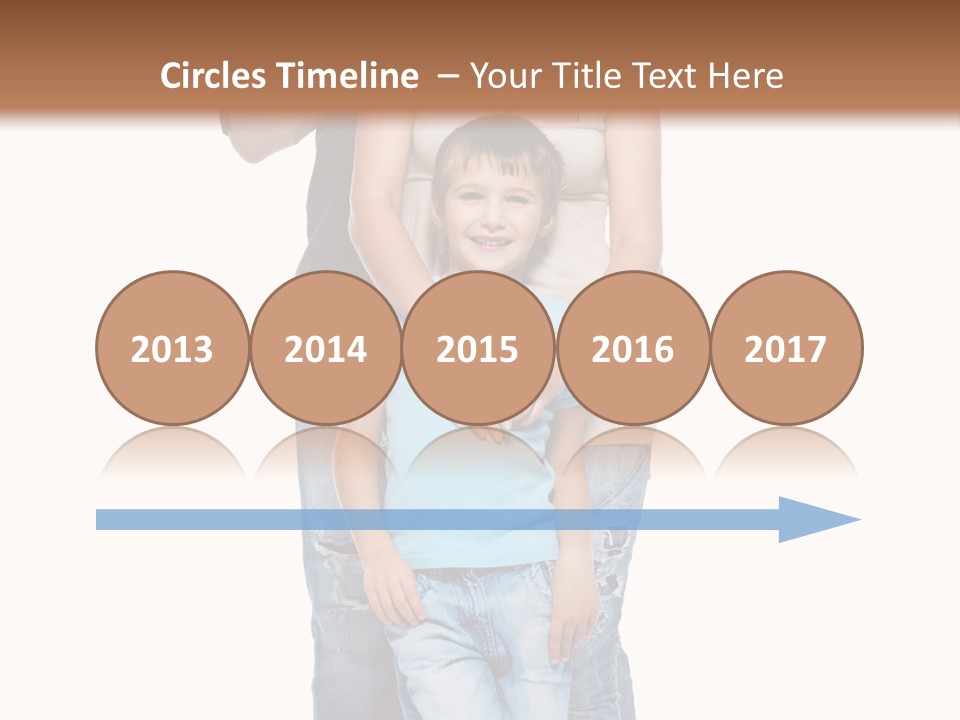 Son Young Happy PowerPoint Template