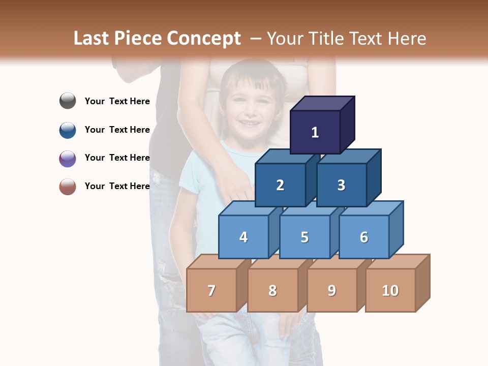 Son Young Happy PowerPoint Template
