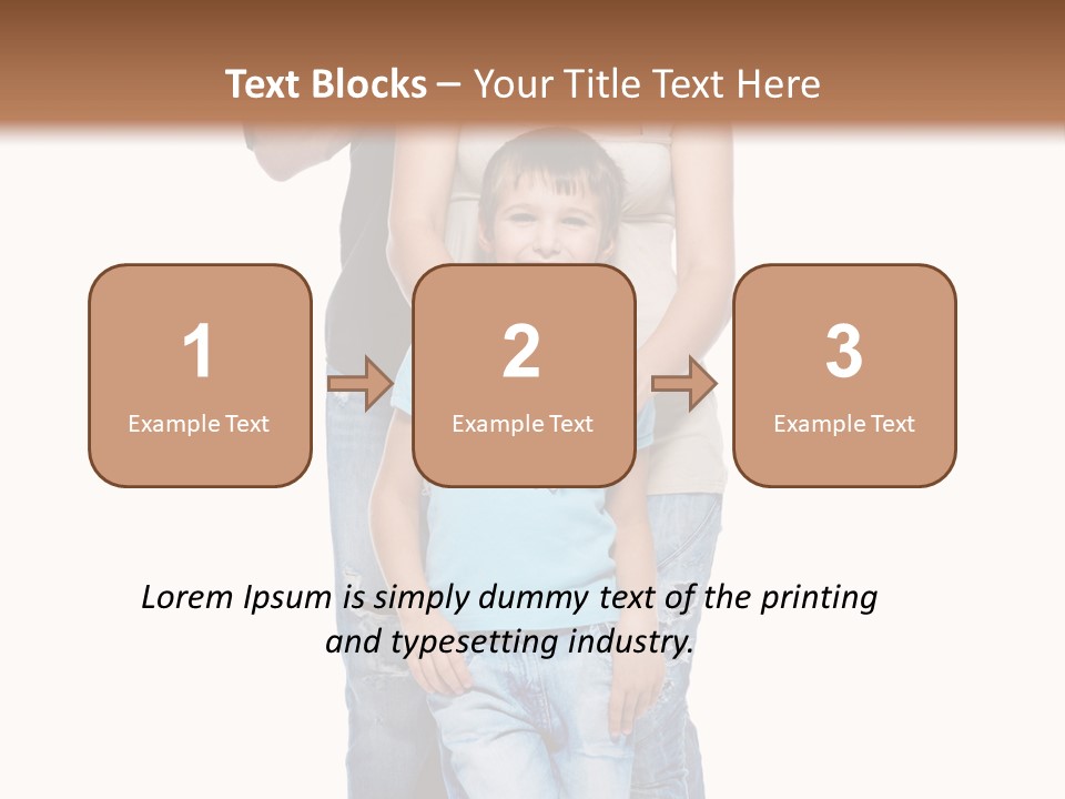 Son Young Happy PowerPoint Template