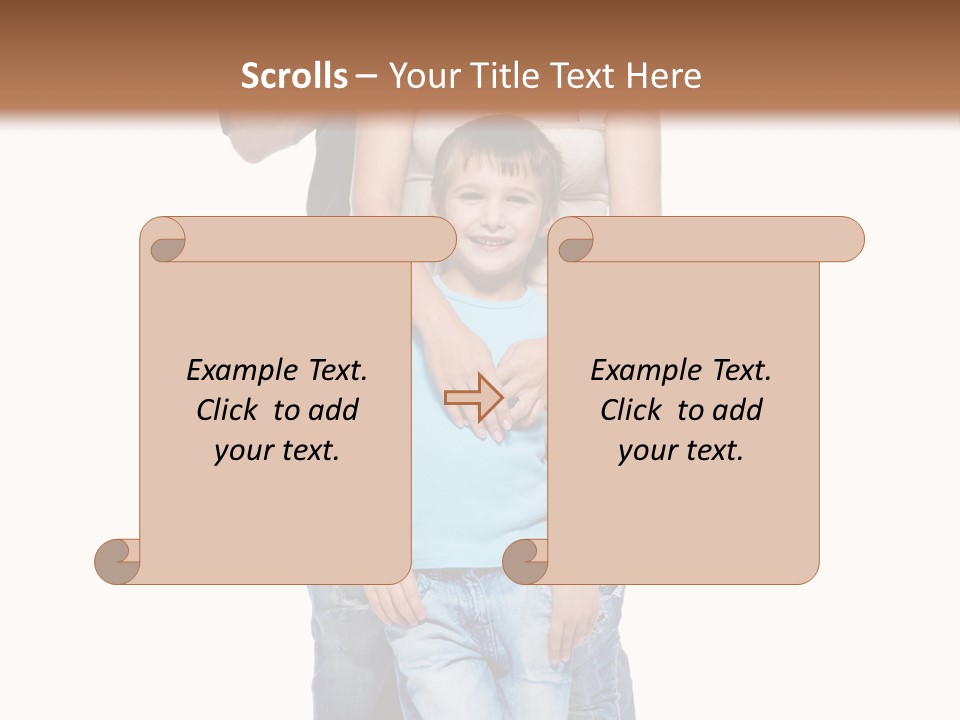 Son Young Happy PowerPoint Template