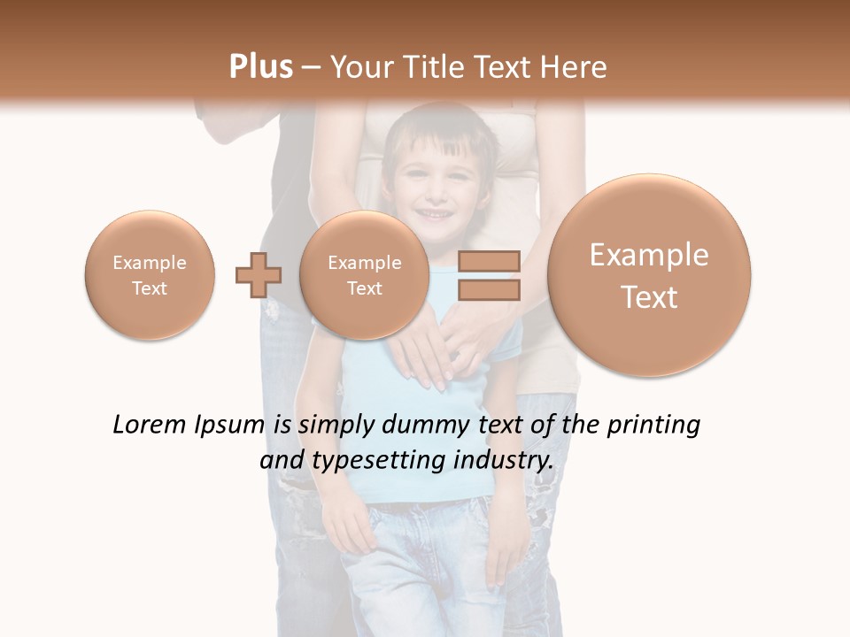 Son Young Happy PowerPoint Template