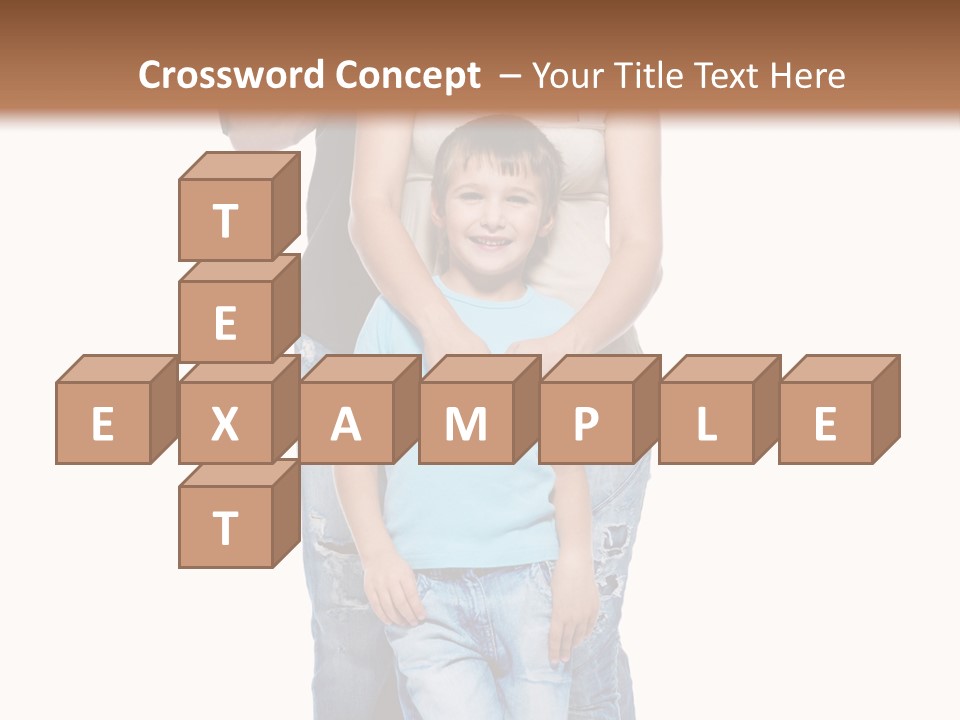 Son Young Happy PowerPoint Template