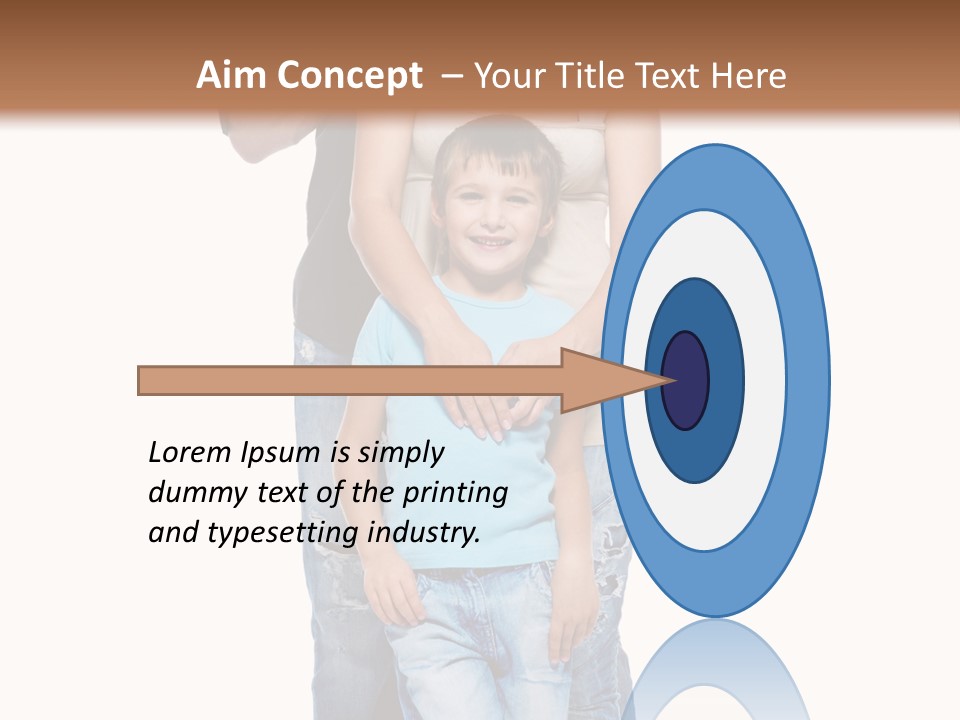 Son Young Happy PowerPoint Template